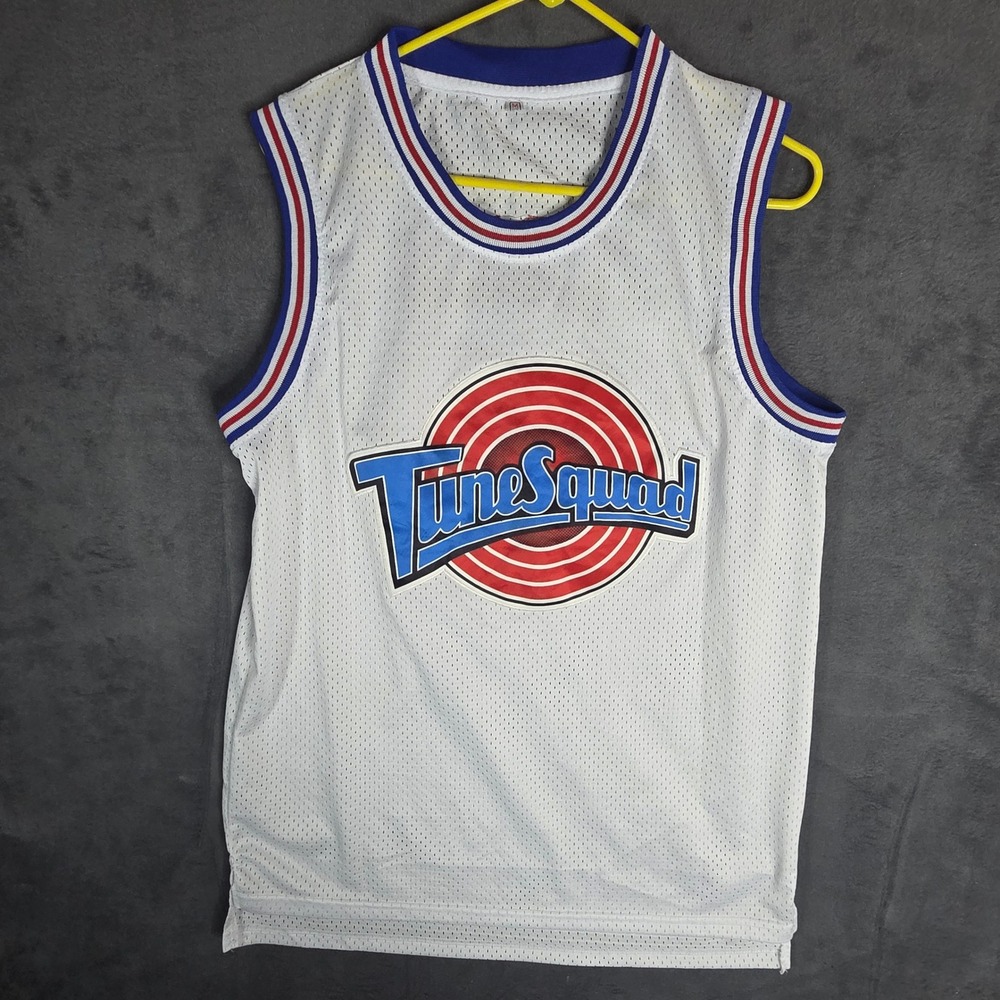 Space Jam Tune Squad Lola Bunny 10 Basketball Jersey White Mesh Mens Medium